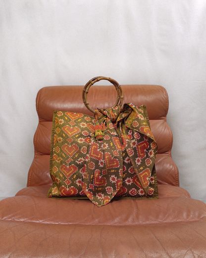 Basil Patola Tote Bag