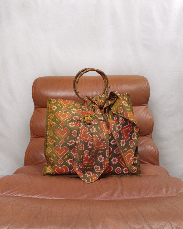 Basil Patola Tote Bag