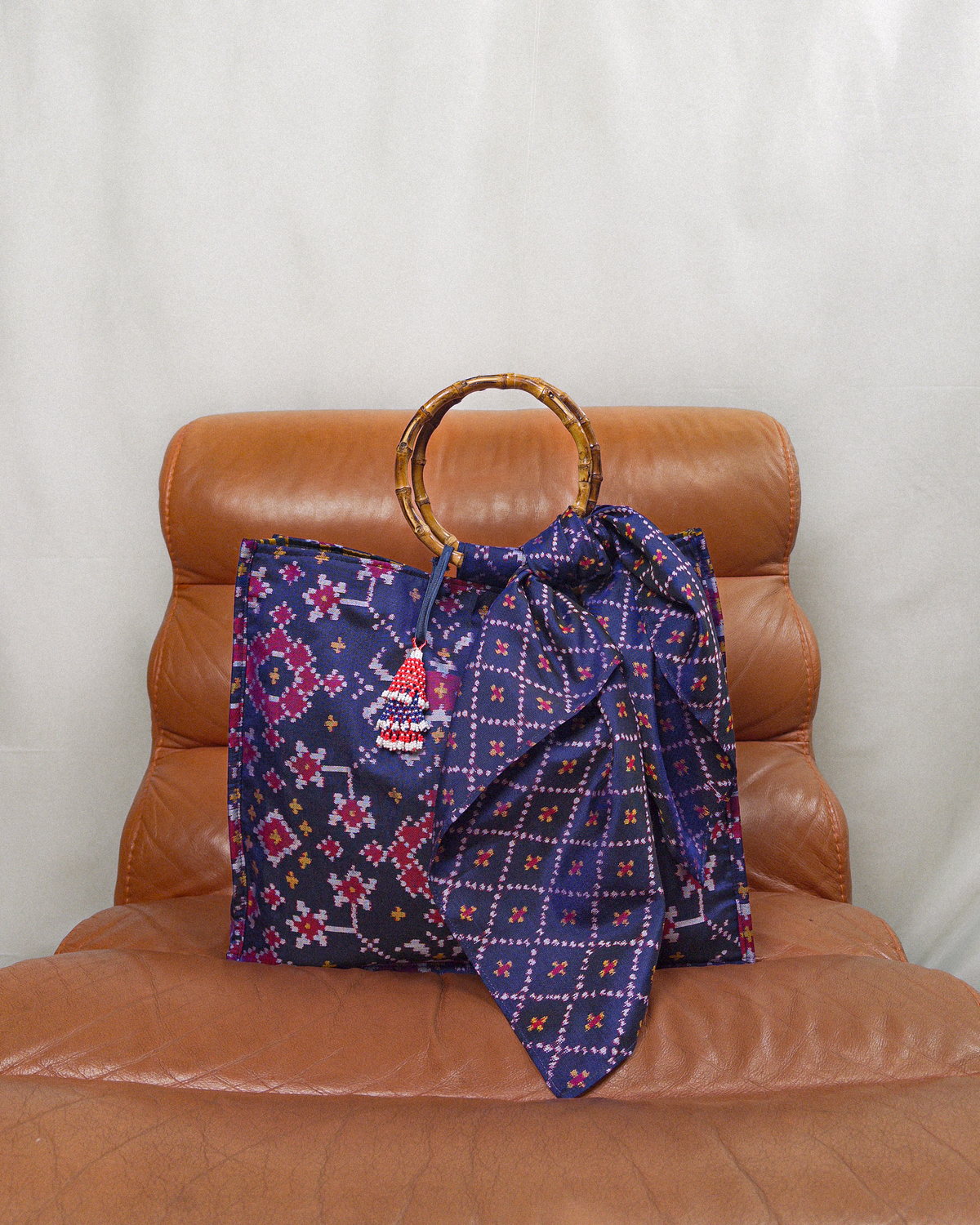 Basil Patola Tote Bag