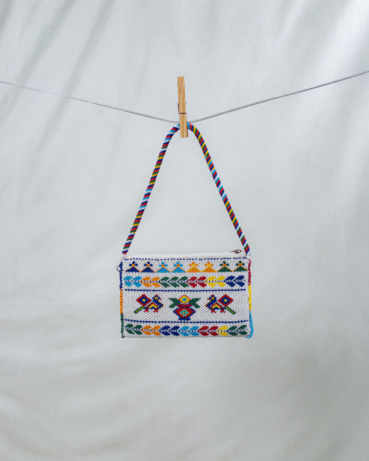Rosemery Beaded Shoulder Bag
