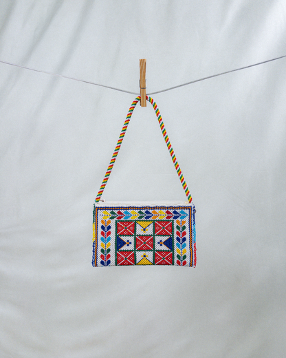 Rosemery Beaded Shoulder Bag