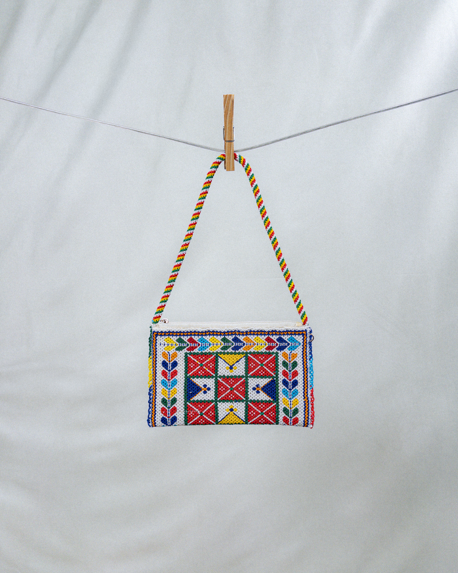 Rosemery Beaded Shoulder Bag